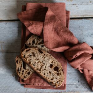 100% Linen Napkins - Copper (set of 4)